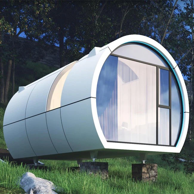 Tiny Egg 20 pėdų Apple Cabin Capsule House dirižablio korpusas